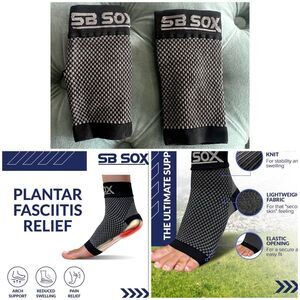 SB SOX Plantar Fasciitis Compression Socks  - for All Day Wear